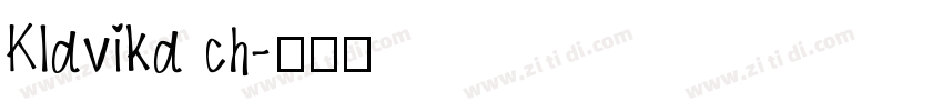Klavika ch字体转换